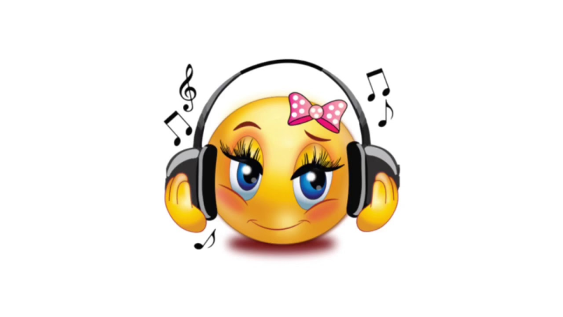 Смайл в наушниках