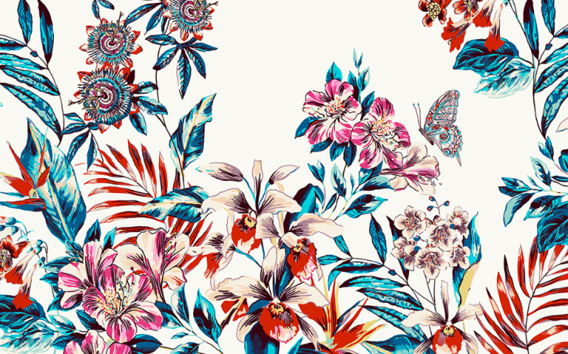 Цветочные принты