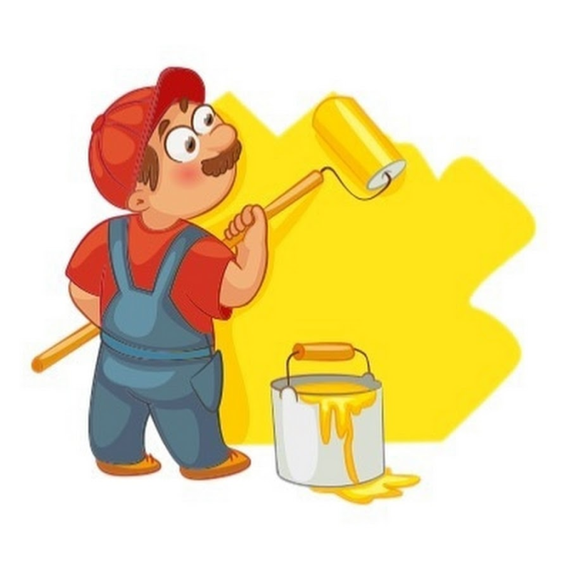 Маляр иллюстрация