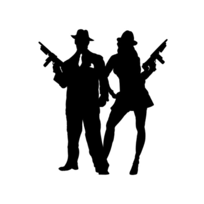 Бонни и Клайд силуэт