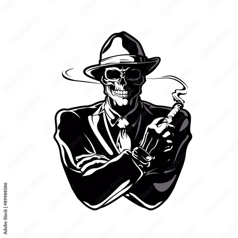 Гангстер рисунок