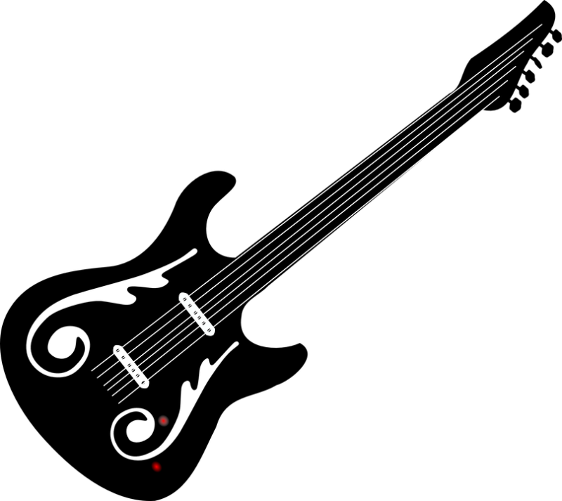 Электрогитара рисунок