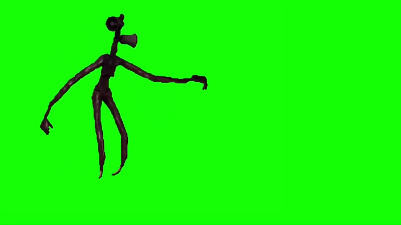 Сиреноголовый монстр Грин скрин