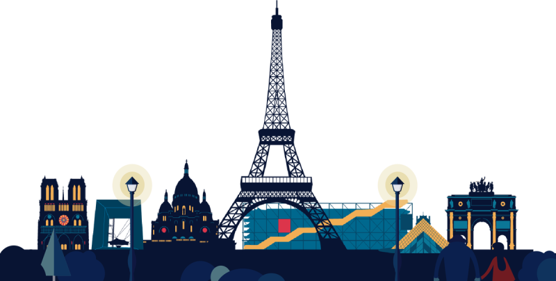 Франция без фона