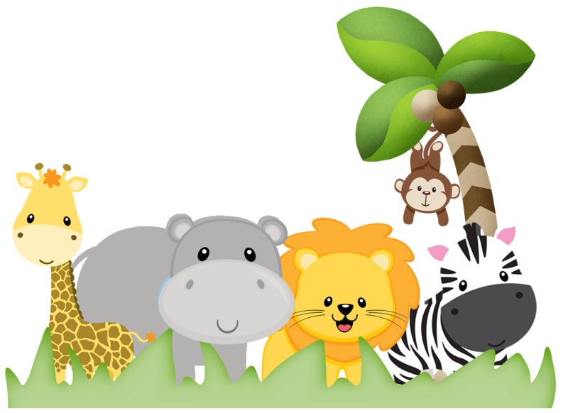 Мультяшные животные для детей