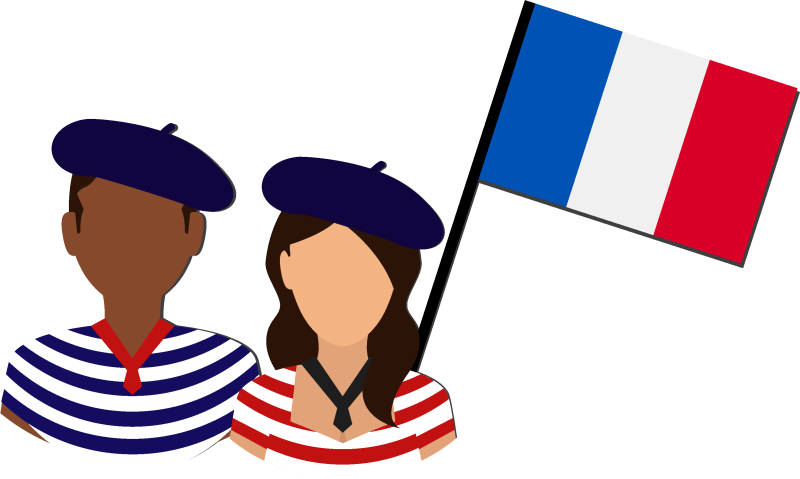 Французы мультяшные