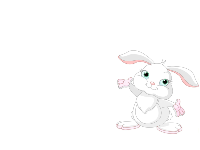 Зайчик мультяшный