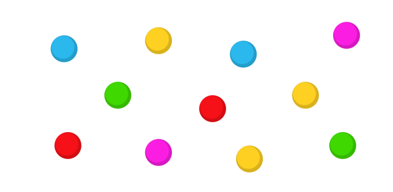 Разноцветные точки