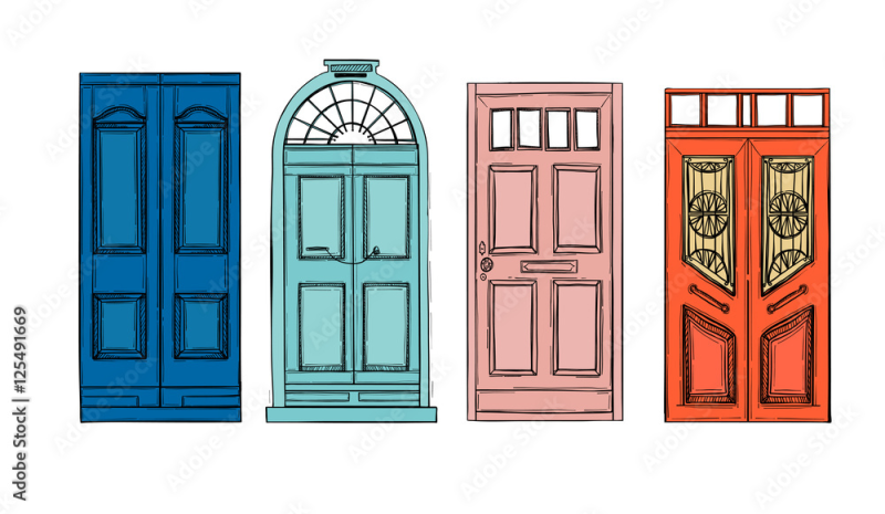 Дверь рисунок для детей