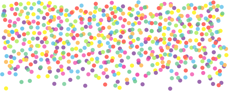 Фон конфетти