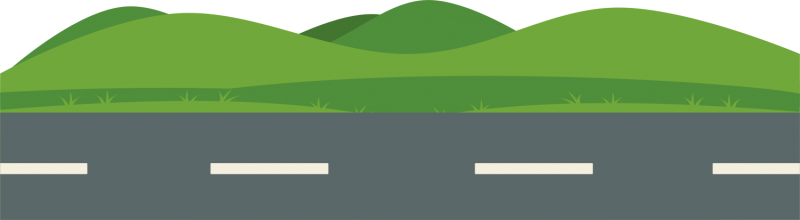 Дорога вид с боку