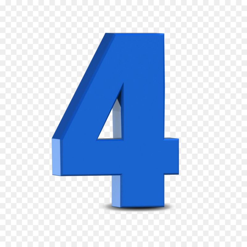 Цифры на прозрачном фоне