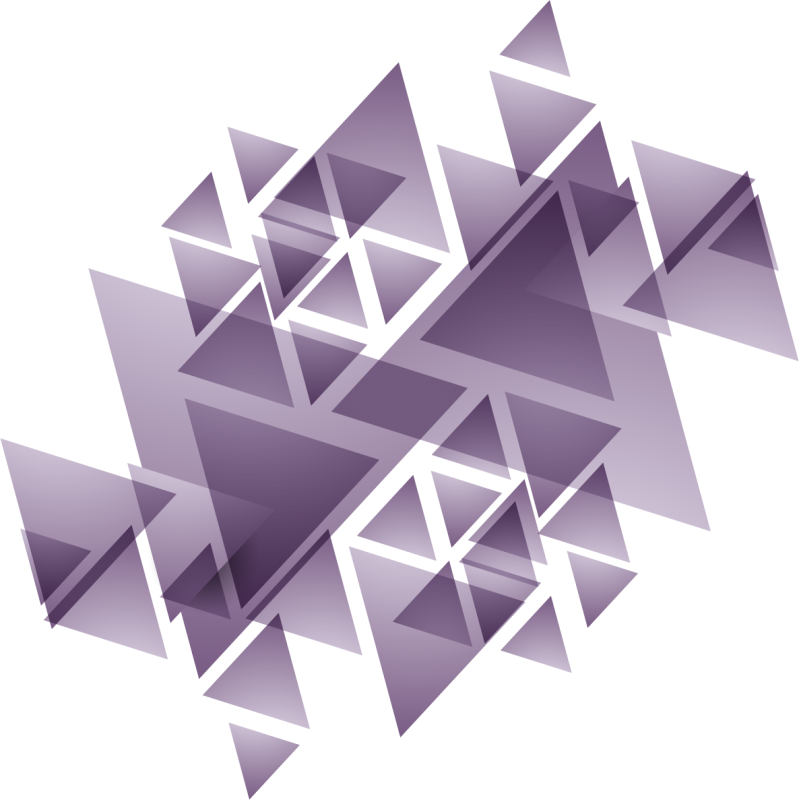 Геометрические фигуры на прозрачном фоне