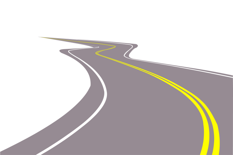 Дорога нарисованная