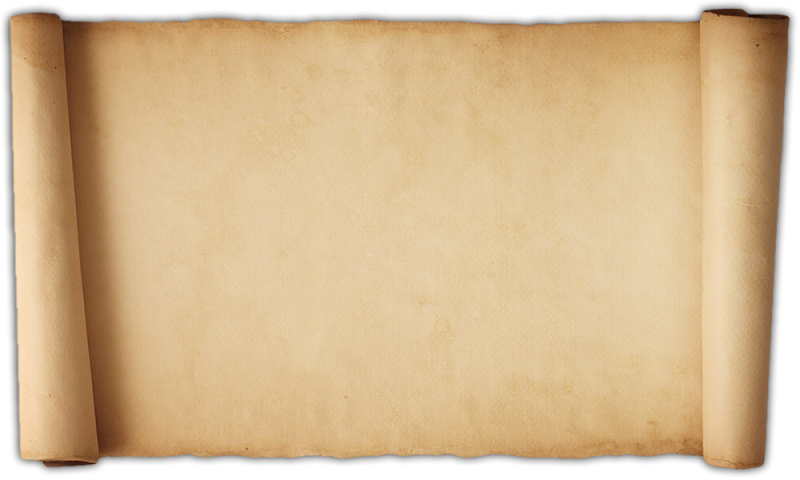 Развернутый бумажный свиток