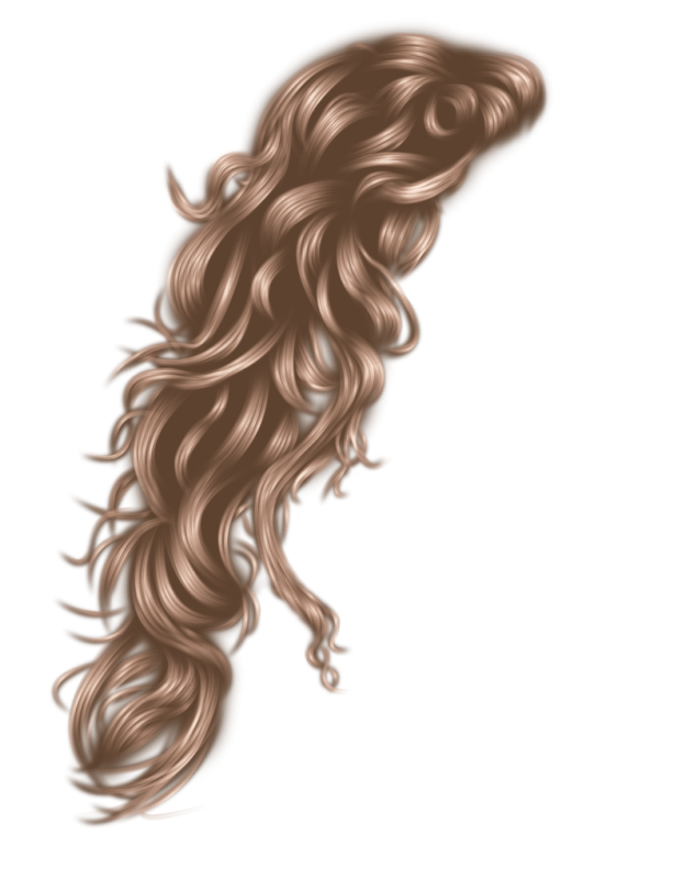 Локоны на белом фоне