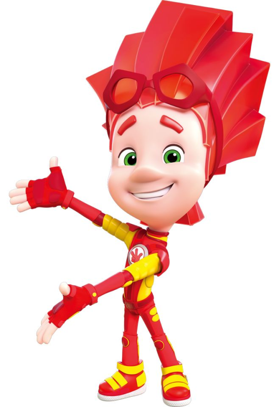 Герои мультика Фиксики Файер