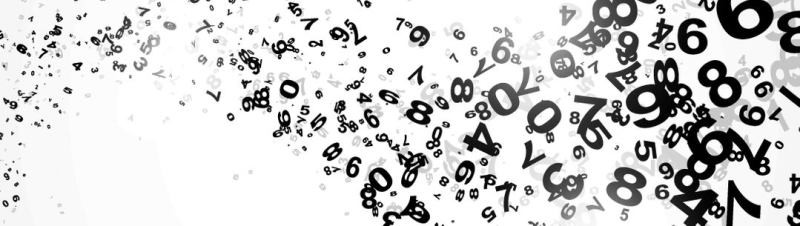 Много цифр и букв на прозрачном фоне