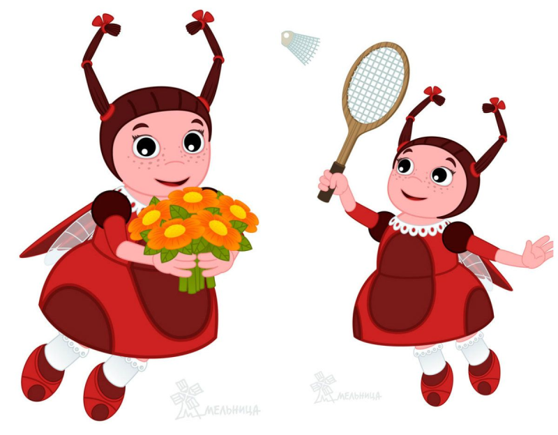 Лунтик Божья коровка Мила