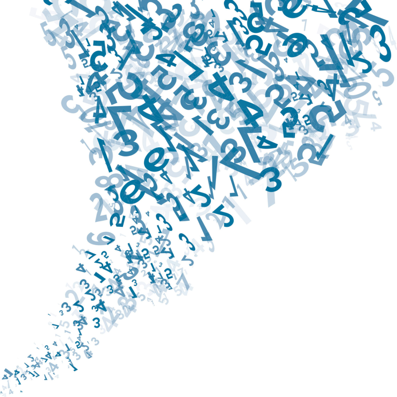 Россыпь цифр