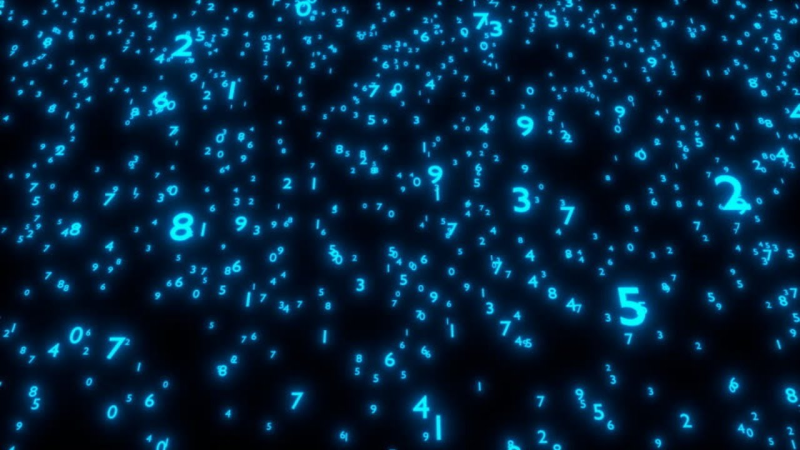Летающие цифры