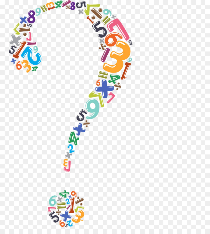 Знаки вопроса и цифры