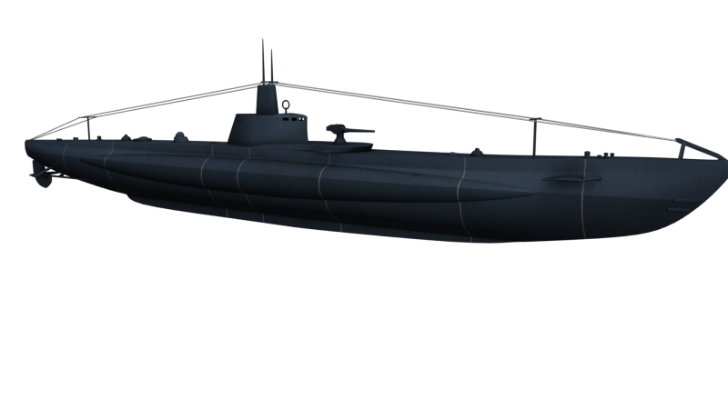 Подводные лодки на белом фоне