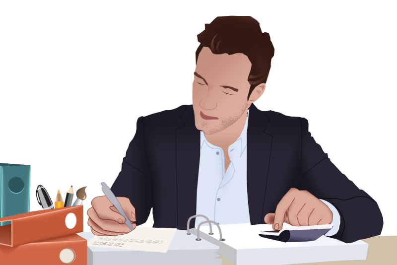 Предприниматель иллюстрация