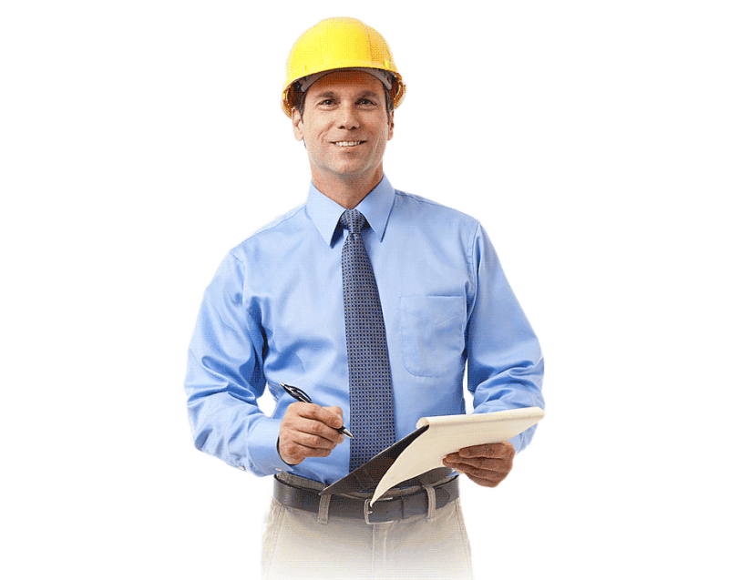 Человек в каске