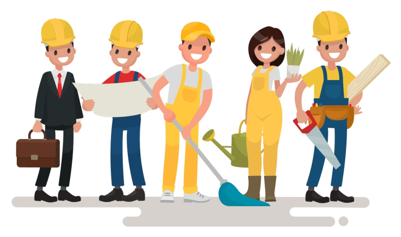 Рисунок труд человека