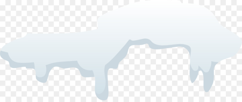 Сугробы на прозрачном фоне для фотошопа