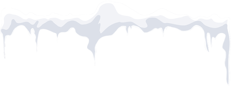 Сугробы на прозрачном фоне