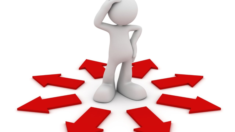 Человечек на белом фоне