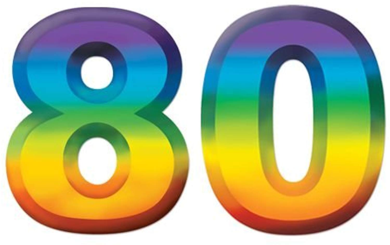 Красивая цифра 80 лет