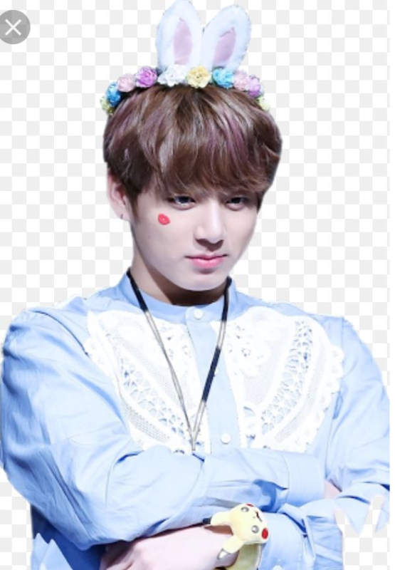 Чонгук БТС на белом фоне