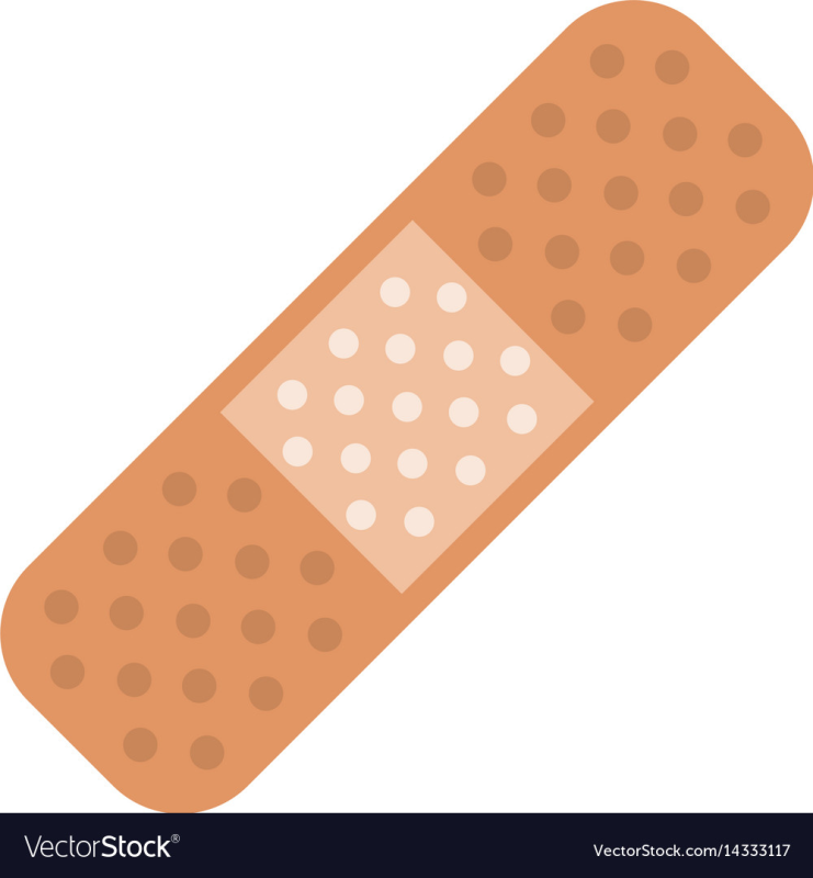 Пластырь на прозрачном фоне