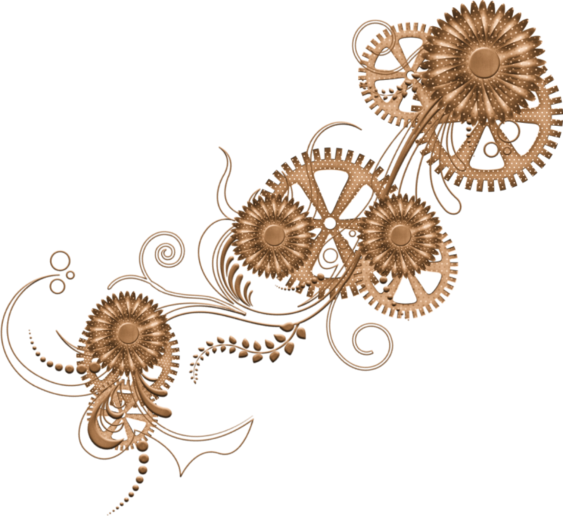 Узоры в стиле стимпанк