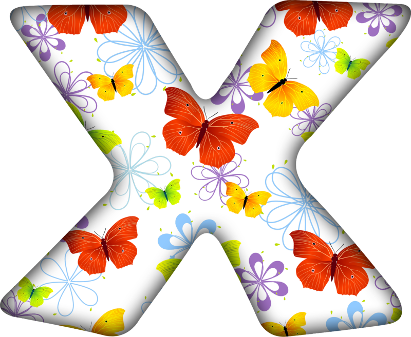 Красивые яркие буквы