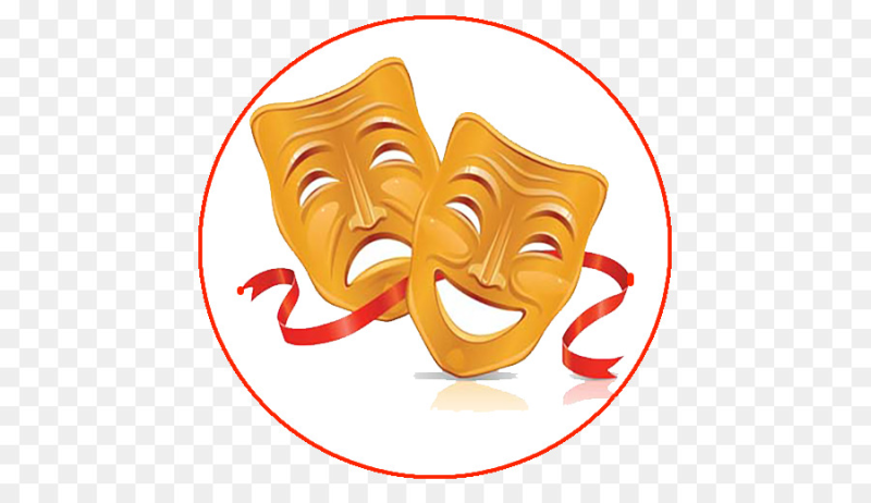 Театральные маски эмблема