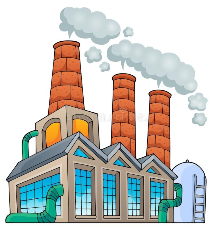 Завод рисунок