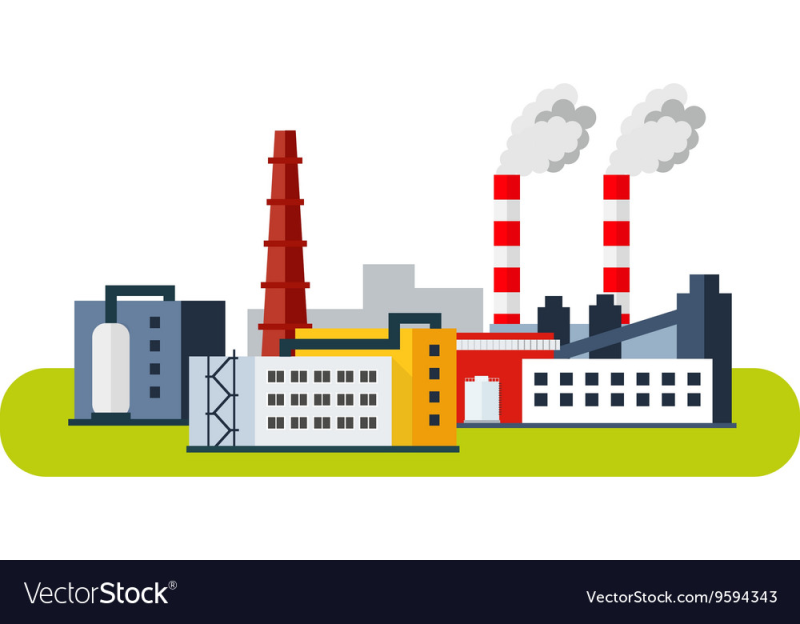 Завод рисунок