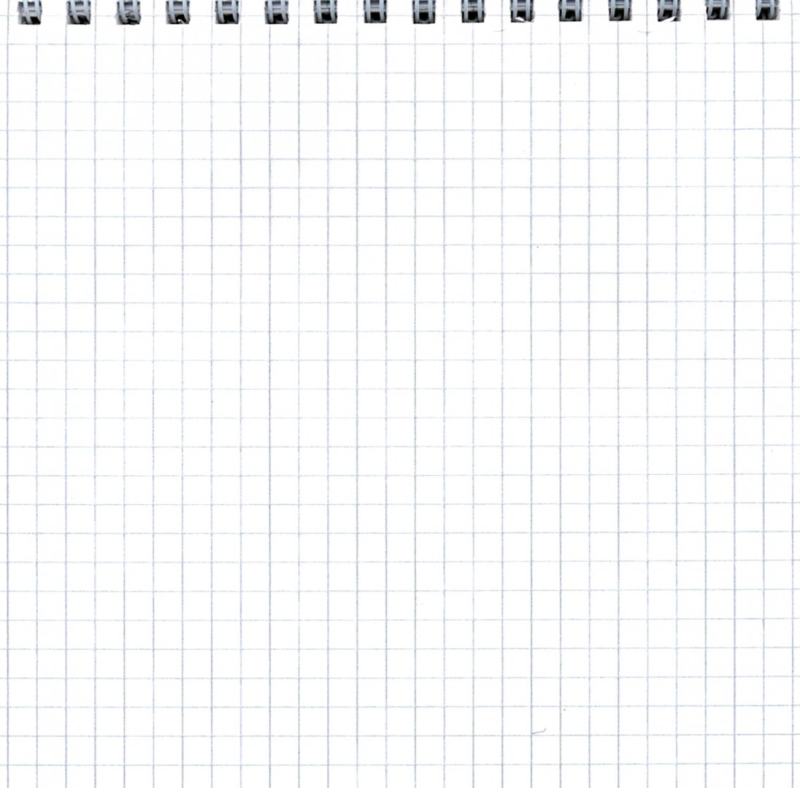 Тетрадный лист в клетку