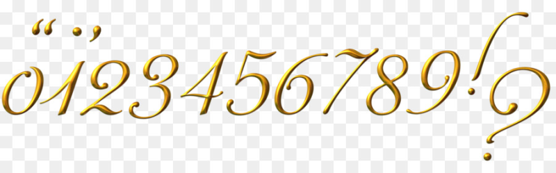 Красивая надпись золотым