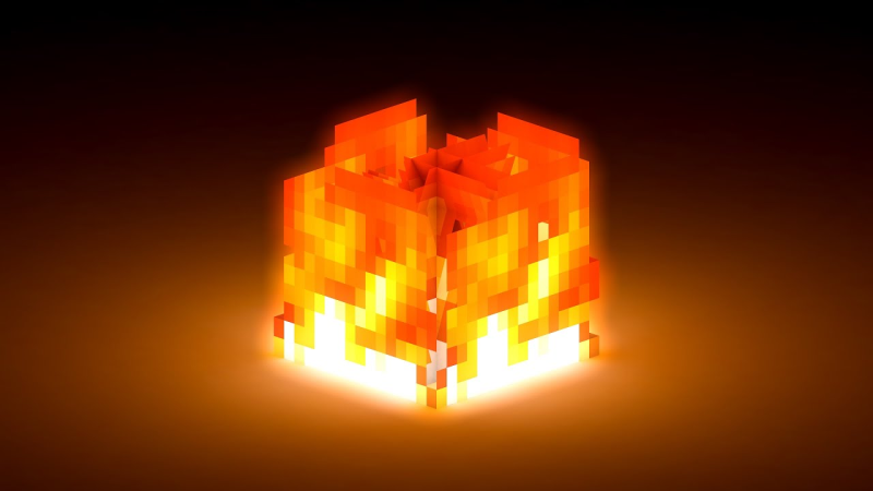 Пламя майнкрафт