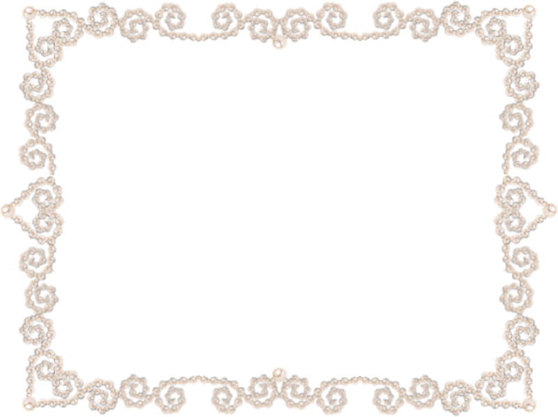 Кружевная рамка на прозрачном фоне