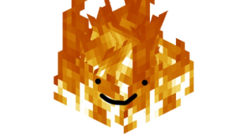 Текстура огня майнкрафт