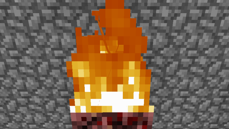 Огонь в МАЙНКРАФТЕ постройка