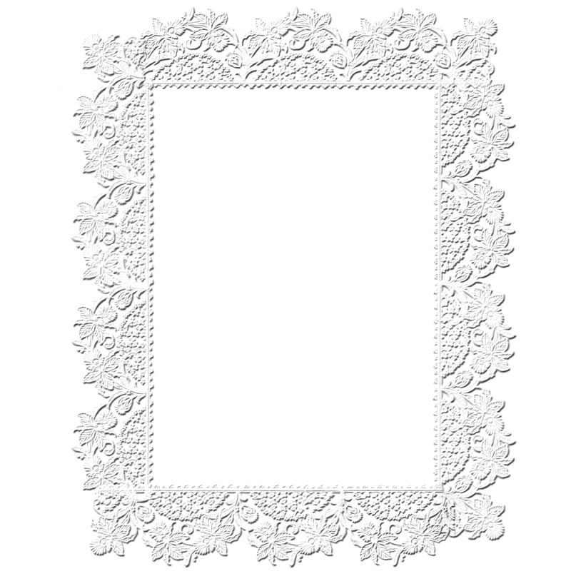 Прямоугольная кружевная рамка