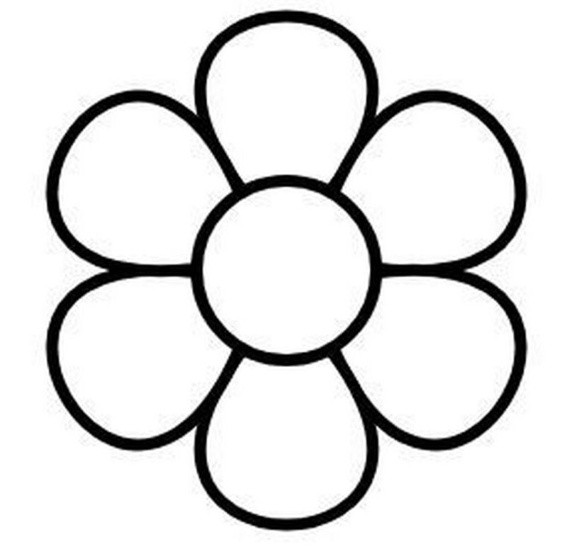 Шаблоны цветов для печати