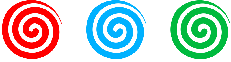 Спираль на прозрачном фоне